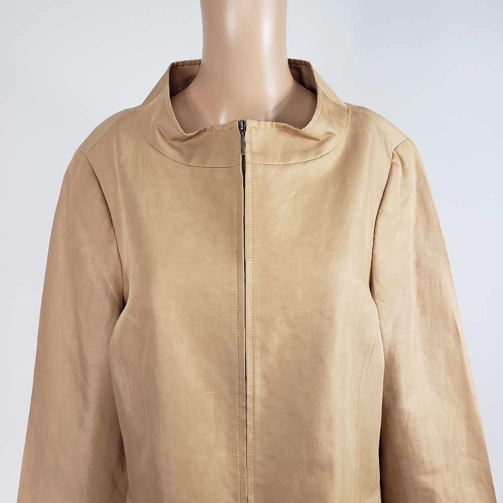 Lafayette 148 New York linen blend jacket size 12 - Picture 4 of 10